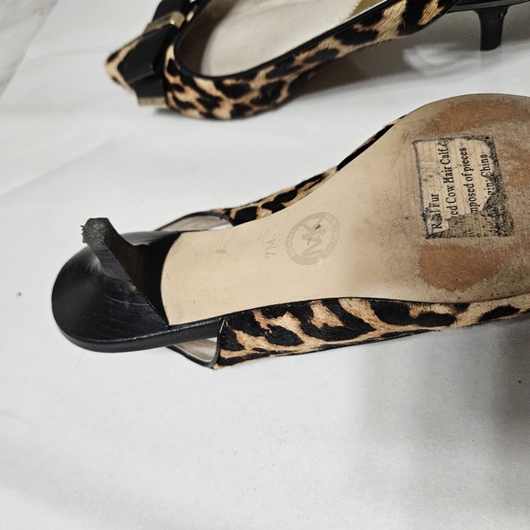 Michael Kors Leopard Heel Size 9 - Picture 6 of 9